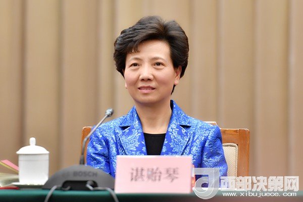 全國(guó)人大代表、貴州省委副書記、省長(zhǎng)諶貽琴發(fā)言