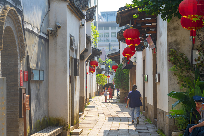 2019年6月28日，福州，三坊七巷風(fēng)光。